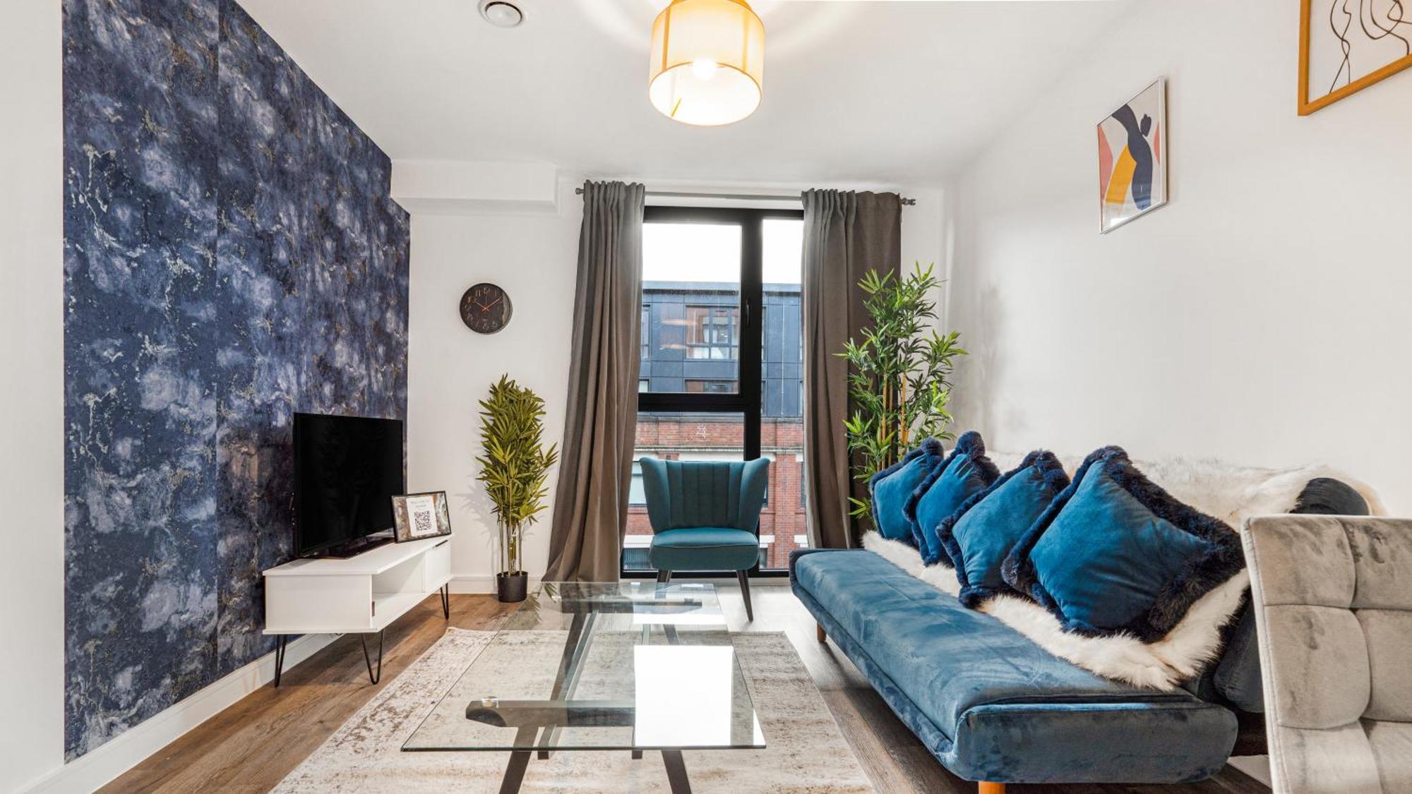 Апартаменты Oceanic Bliss: 2 Bed 2 Bath + Free Park + Netflix Бирмингем Экстерьер фото